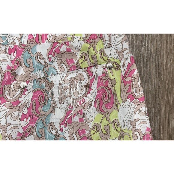 Daily Sports Multicolor Paisley Print Skort Women’s Size 10 Golf Tennis Active - Picture 7 of 10